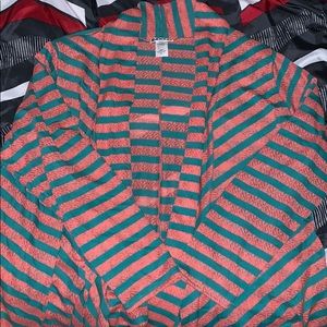Striped cardigan 2XL